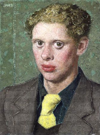painting of Dylan Thomas