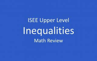 isee inequalities