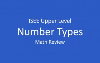 isee number types cover