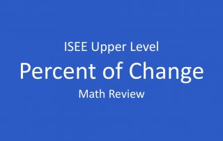 isee percent of change