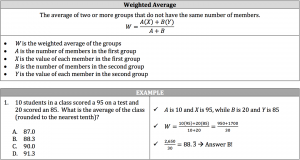 weighted average formula