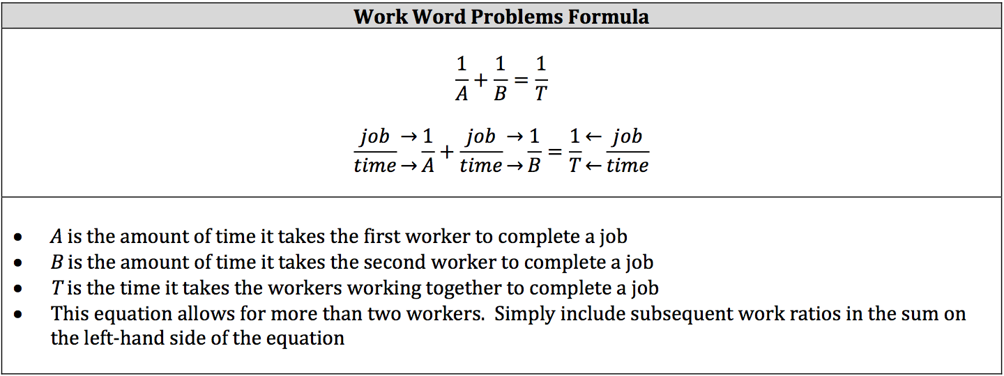 work-word-problems-formula