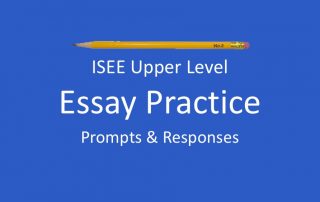 sample isee essay prompts