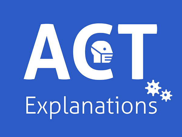 act explanations cover covid