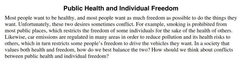 Act essay time image