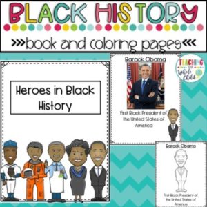 Black History coloring pages cover page