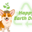 happy earth day corgi sapling recycle activities