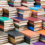 stacks of many colorful books