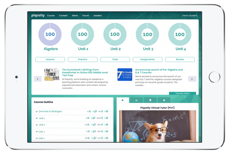 Full Algebra 1 Online Course Tests 1300 Practice Questions Piqosity
