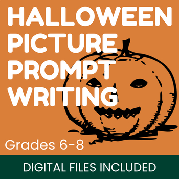 halloween picture prompt writing activity cover