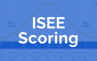 ISEE Scoring cover image, Stanine Score curve in background