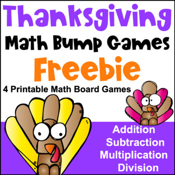 math bump games thanksgiving activities