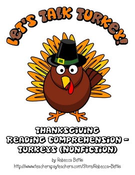 Thanksgiving reading comprehension activity nonfiction