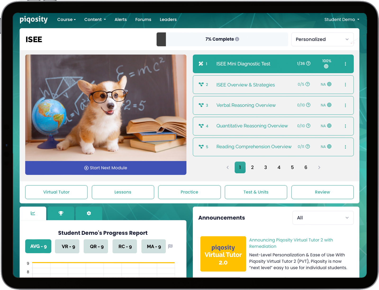 student-dashboard-ISEE-070824-1600px ISEE prep course student dashboard