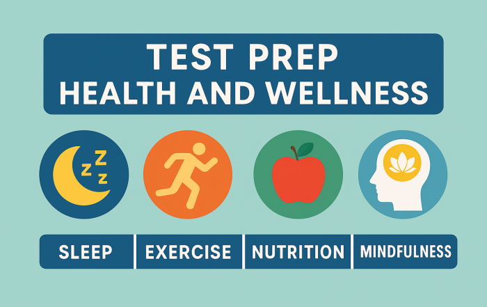 Test Prep Health Wellness Infographic