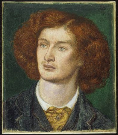 A portrait of Algernon Charles Swinburne