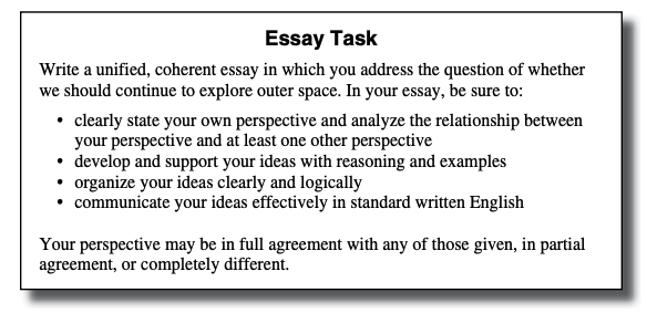 ACT Essay prompt example part 3